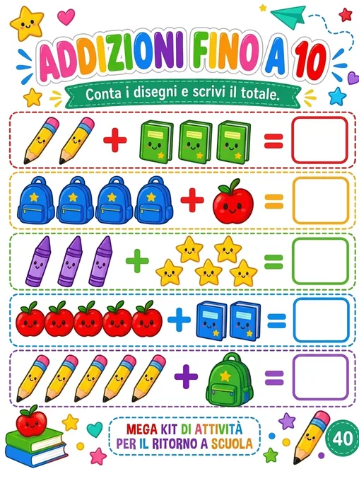 Addizioni fino a 10
